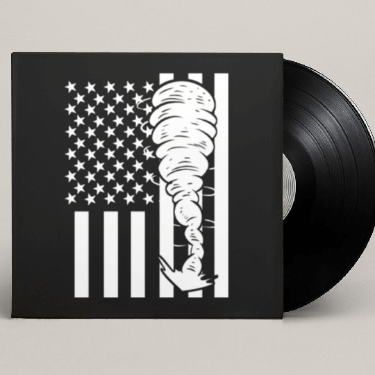 Tornado Fan Chaser TV Reporter Gift Custom Vinyl Record Sleeves