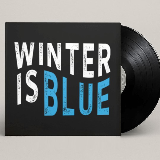 Winter Is Blue Custom Vinyl Record Sleeves