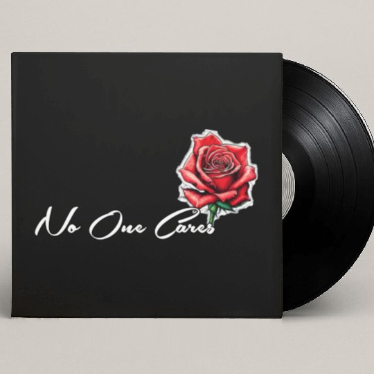 No One Cares Merch Custom Vinyl Record Sleeves