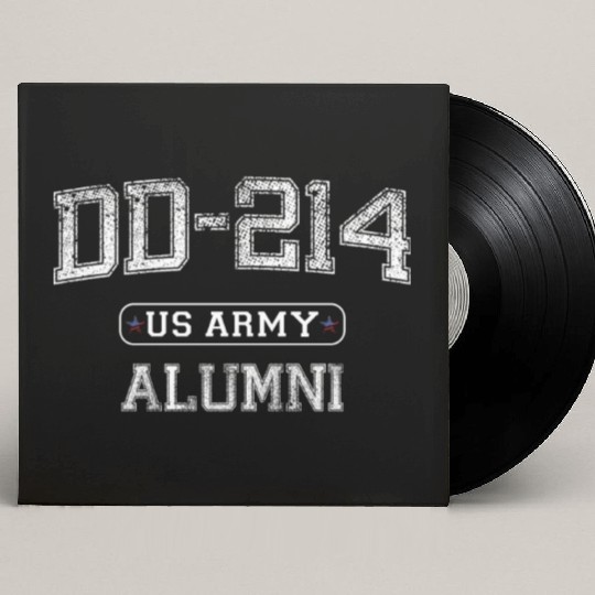 DD-214 US ARMY Vintage Custom Vinyl Record Sleeves