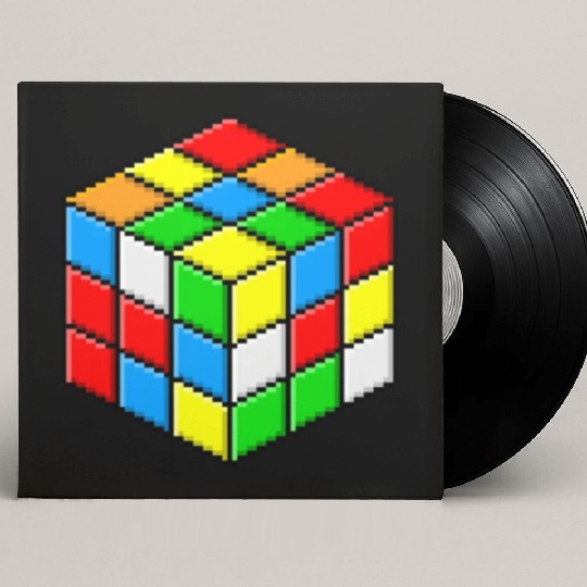 rubiks cube Custom Vinyl Record Sleeves