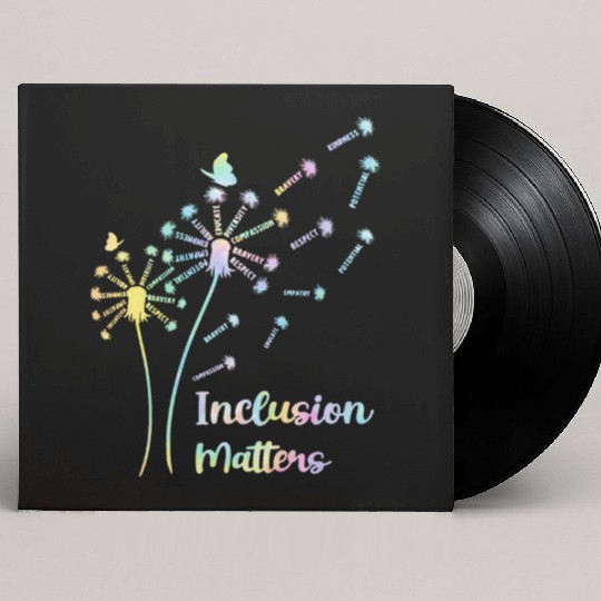 Inclusion Matters Special Education Sped Teacher Custom Vinyl Record Sleeves