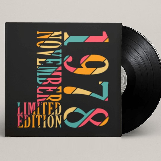 november 1978 Anniversary november 1978 november Custom Vinyl Record Sleeves