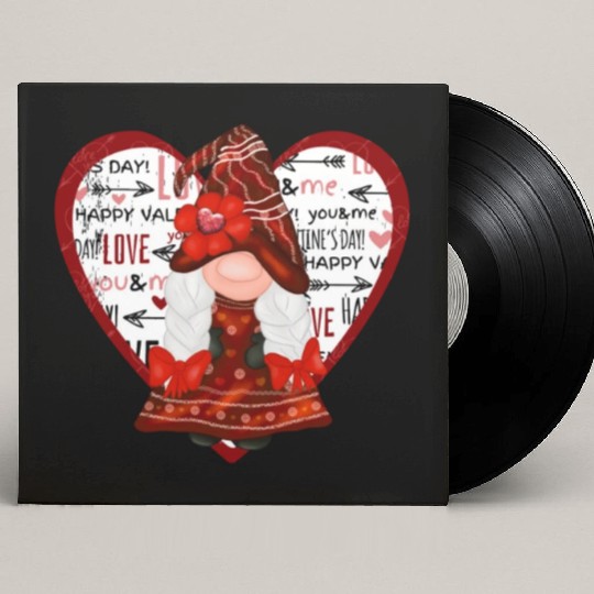Gnomes Valentine Custom Vinyl Record Sleeves
