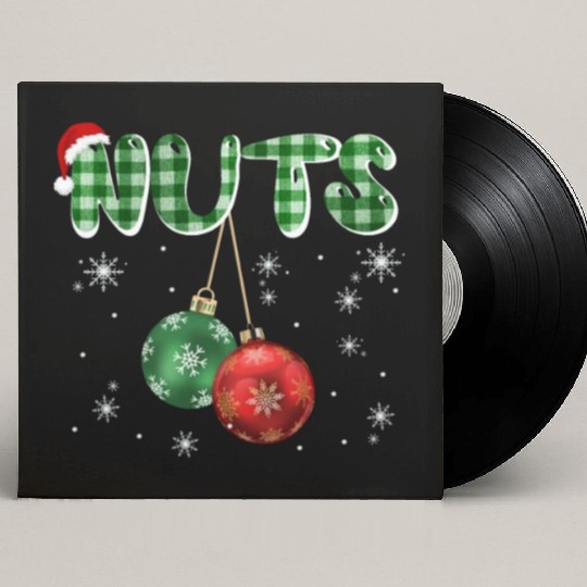 Chest Nuts Christmas Funny Couple Matching Custom Vinyl Record Sleeves