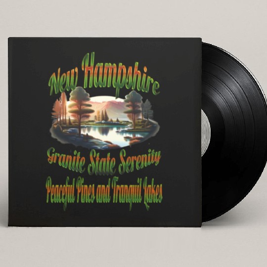 New Hampshire Granite State Serenity Custom Vinyl Record Sleeves