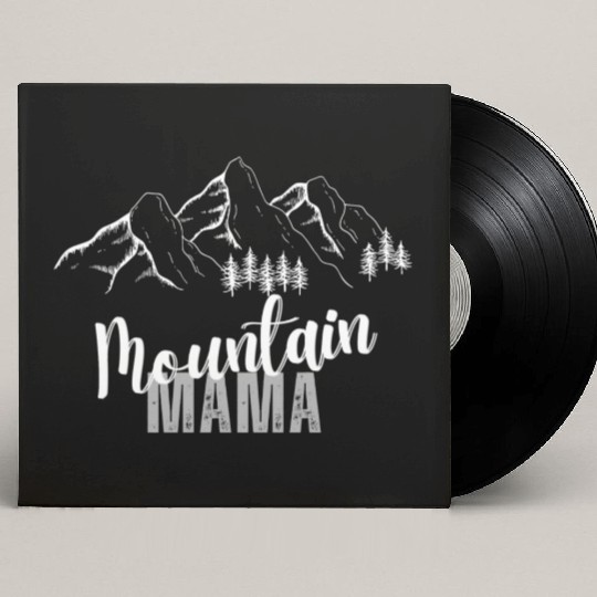 Mountain Mama, 3 Mountain peaks Custom Vinyl Record Sleeves