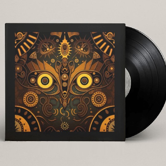 New Age 1920s Abstract Steampunk Design Custom Vinyl Record Sleeves