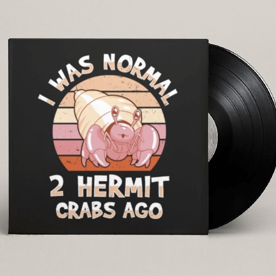 Sea Creature Seafood Shells Hermit Crab Lover Custom Vinyl Record Sleeves
