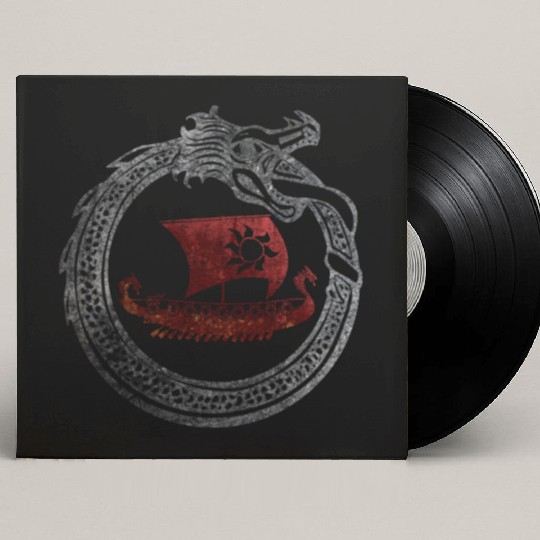 Jormungandr Vikings Dragon Ship Thor Mjolnir Custom Vinyl Record Sleeves