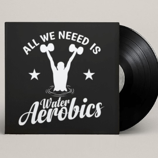 All we need is Water Aerobics Sport Custom Vinyl Record Sleeves