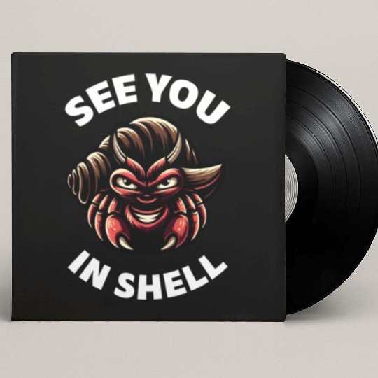 Sea Creature Seafood Shells Hermit Crab Lover Custom Vinyl Record Sleeves