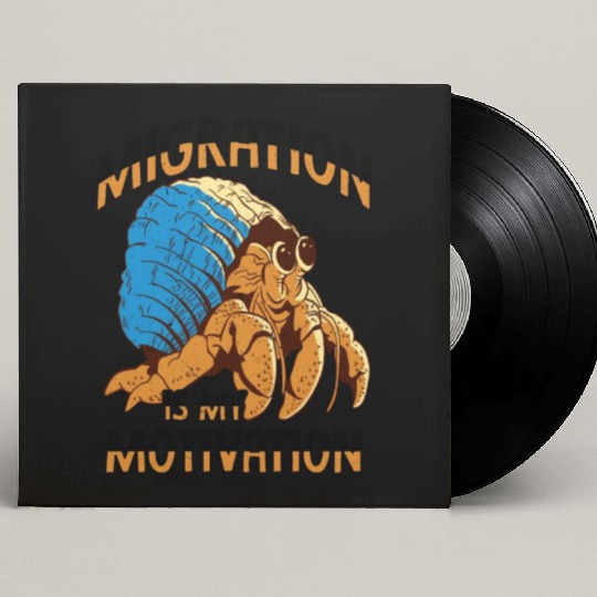 Sea Creature Seafood Shells Hermit Crab Lover Custom Vinyl Record Sleeves