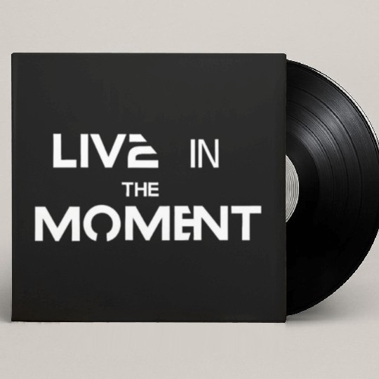 Live in the moment Custom Vinyl Record Sleeves