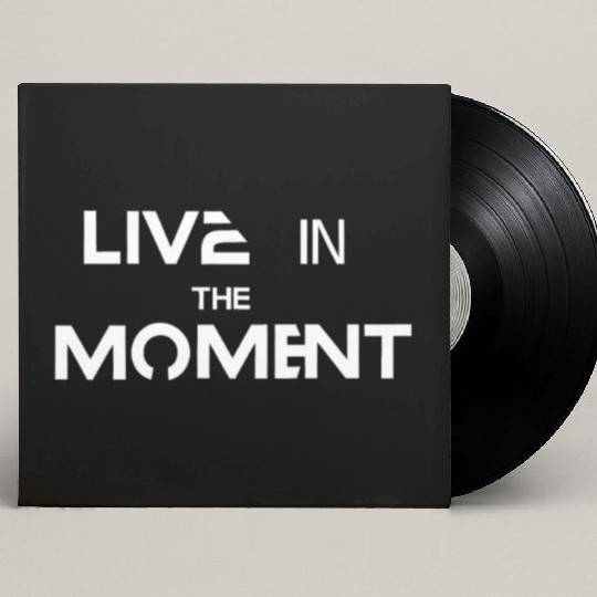 Live in the moment Custom Vinyl Record Sleeves