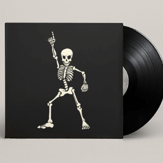 Dancing skeleton Custom Vinyl Record Sleeves