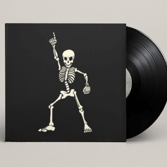 Dancing skeleton Custom Vinyl Record Sleeves