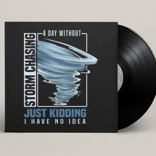 Storm chaser gift idea | Tornado meteorologists Custom Vinyl Record Sleeves