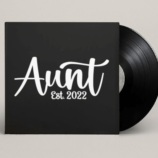 2022 Pregnancy Reveal Quote New Aunt 2022 Custom Vinyl Record Sleeves