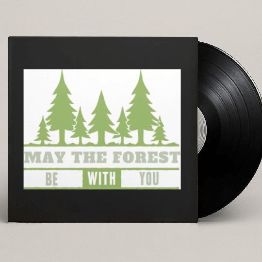 May The Forest Be With You Custom Vinyl Record Sleeves