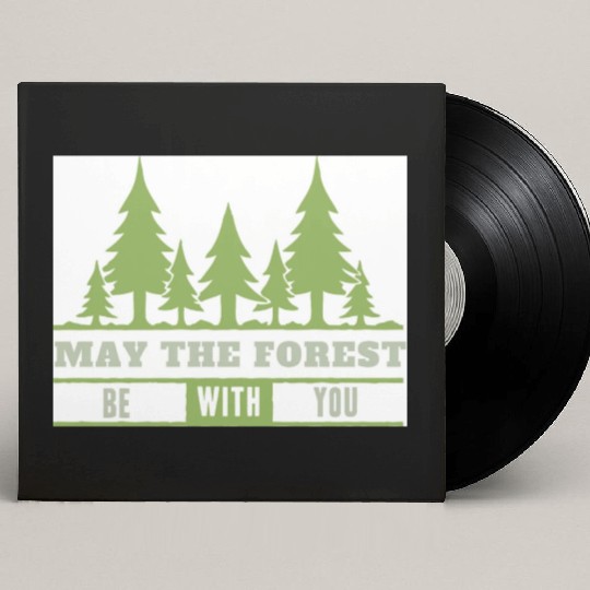 May The Forest Be With You Custom Vinyl Record Sleeves