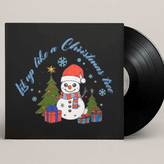 Lit up like a Christmas tree Custom Vinyl Record Sleeves