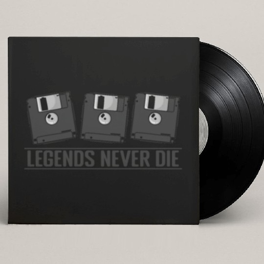 Legends Never Die Retro Memory Module Custom Vinyl Record Sleeves