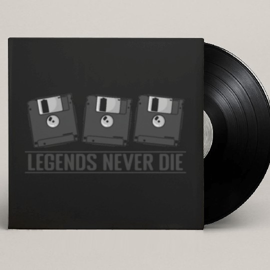 Legends Never Die Retro Memory Module Custom Vinyl Record Sleeves