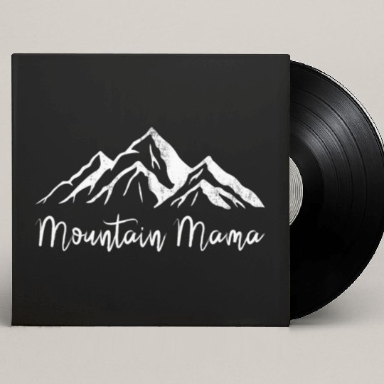 Mothers day mountain mama Custom Vinyl Record Sleeves