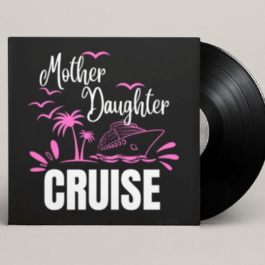 Cruise Ship Mother Daughter Cruise Funny Cruise Custom Vinyl Record Sleeves