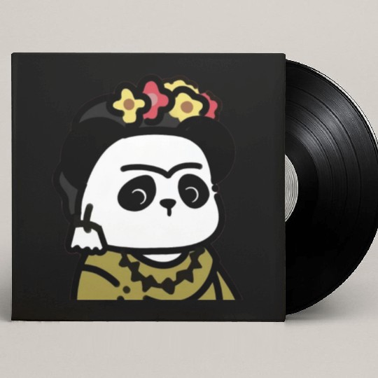 Frida Kahlo D83D DC3CGiant Panda Custom Vinyl Record Sleeves