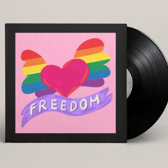 Love Freedom Custom Vinyl Record Sleeves