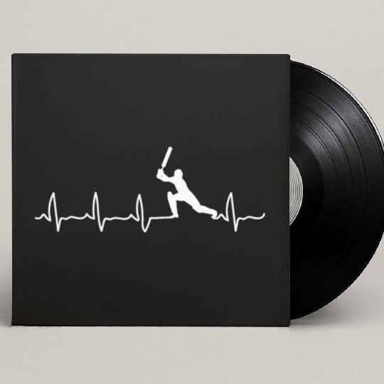 Cricket Player Cricket Heartbeat Cricket Player Custom Vinyl Record Sleeves