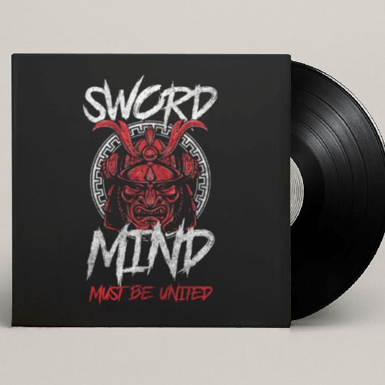 Fighter Martial Arts Manga Katana Custom Vinyl Record Sleeves