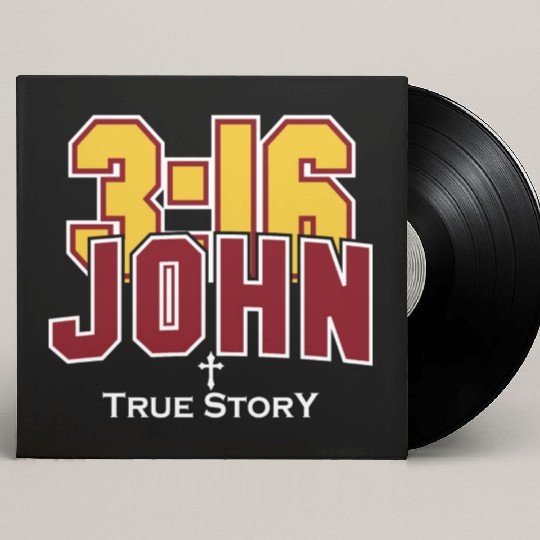 John 3:16 True Story Love Jesus Christian Custom Vinyl Record Sleeves