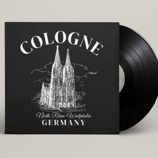 Cologne Germany retro Custom Vinyl Record Sleeves