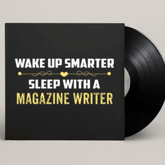 Wake Up Smarter Sleep With A MAGAZINE WRITER Custom Vinyl Record Sleeves