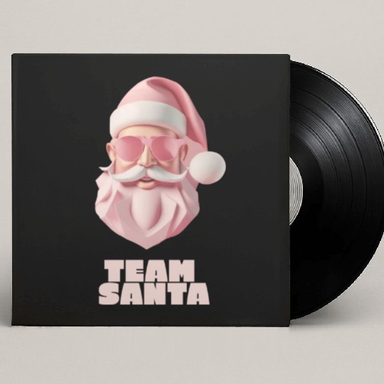 Team Santa Custom Vinyl Record Sleeves