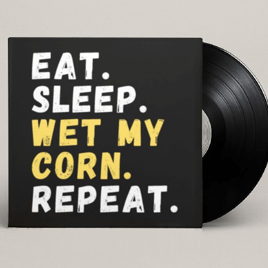 Maize Grower Home Gardening Cornfield Custom Vinyl Record Sleeves