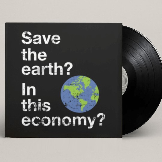 Save the earth In this economy Climate change Custom Vinyl Record Sleeves