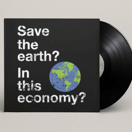 Save the earth In this economy Climate change Custom Vinyl Record Sleeves