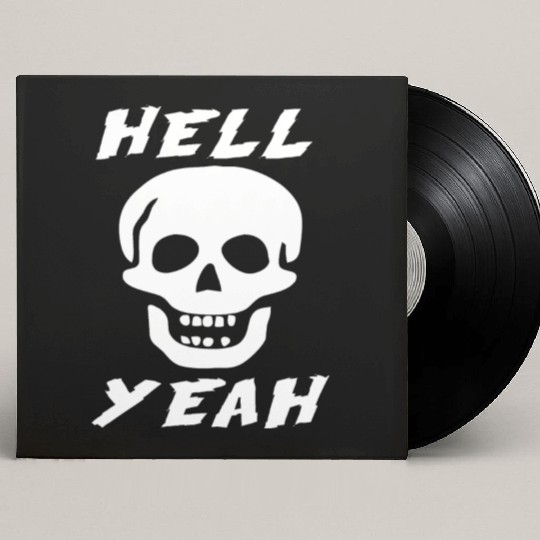 Stone Cold skull hell yeah Custom Vinyl Record Sleeves