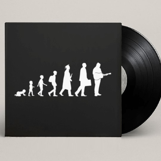 Kid to Guitar Player Custom Vinyl Record Sleeves