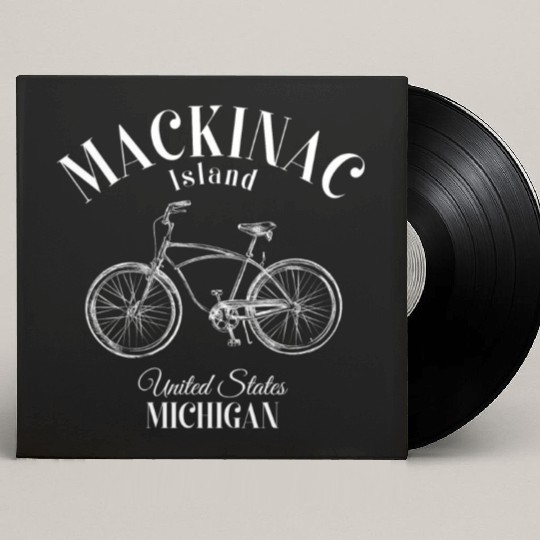 Mackinac Island Michigan Custom Vinyl Record Sleeves
