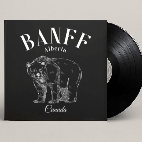 Banff Alberta Alberta's Rockies Souvenir Custom Vinyl Record Sleeves