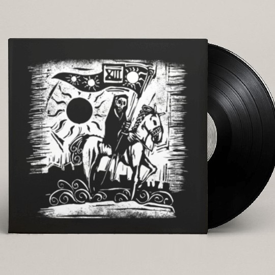 Tarot Death Card Blackcraft Custom Vinyl Record Sleeves