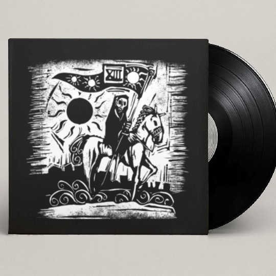 Tarot Death Card Blackcraft Custom Vinyl Record Sleeves