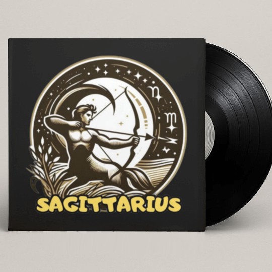 Sagittarius Horoscope Custom Vinyl Record Sleeves
