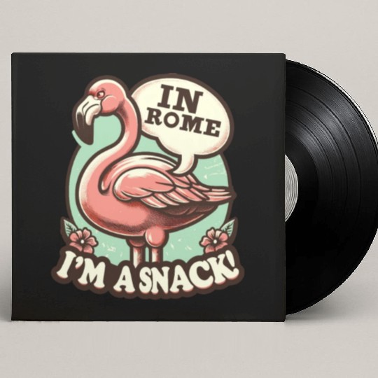 Flamingo Roman History Roman Empire Cuisine Custom Vinyl Record Sleeves