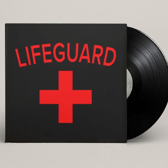 Emp-Lifeguard-Design.Lifeguard Outfit Gift. Custom Vinyl Record Sleeves
